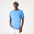 Camiseta Lacoste mascul. de algodão c/ gola Henley com botão - loja online