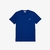 Camiseta masculina Lacoste básica de poliéster fit regular na internet