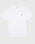 Camiseta Lacoste mascul. de algodão c/ gola Henley com botão
