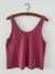Musculosa básica bordeaux
