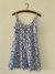 Vestido corto margaritas - comprar online