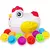 Imagem do Brinquedo Galinha com Ovos Encaixe Formas Geométricas