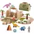Maleta Parque dos Dinossauros em Madeira - Loja Express Toys - Brinquedos de alta qualidade