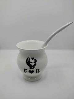 Mates personalizados mas Bombilla x 10 unidades