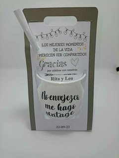 Mates personalizados con presentacion x 10 unid. en internet