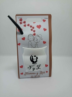 Mates personalizados con presentacion x 10 unid. en internet