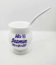 Mates personalizados mas Bombilla x 10 unidades - comprar online