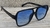 LENTES DE SOL AVIADOR CUADRADOS DEGRADE AZUL