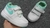 NIKE BABY BLANCA/VERDE AGUA CON ABROJOS