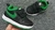 NIKE BABY NEGRO/VERDE CON ABROJOS
