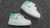 NIKE BABY BLANCA/VERDE AGUA CON ABROJOS - comprar online
