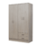 Placard 4 Puertas, 2 Cajones - Fresno Blanco Ricchezze - comprar online