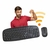 Kit Teclado + Mouse Inalambrico Kanji - comprar online
