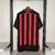 Camisa Retrô Milan 2006/2007 Uniforme Home Versão Torcedor Masculino - Vermelho e Preto na internet