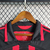 Camisa Retrô Milan 2006/2007 Uniforme Home Versão Torcedor Masculino Manga Longa- Vermelha e Preta - Manto Loucura