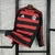 Camisa Flamengo 25/26 Uniforme Home - Versão Torcedor Masculino Manga Longa - Preto e Vermelho - comprar online