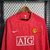 Camisa Retrô Manchester United 2007/2008 Uniforme Home Versão Torcedor Masculino Manga Longa- Vermelho - comprar online