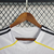 Camisa Retrô Real Madrid 2009/2010 Home Versão Torcedor Masculino Manga Longa - Branco e Prata - Manto Loucura