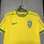 Camisa Retrô Brasil 1998 Uniforme Home Versão Torcedor Masculino - Amarelo e verde - loja online