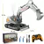 Excavadora Juguete Control Remoto 2 Baterias Luces Sonido