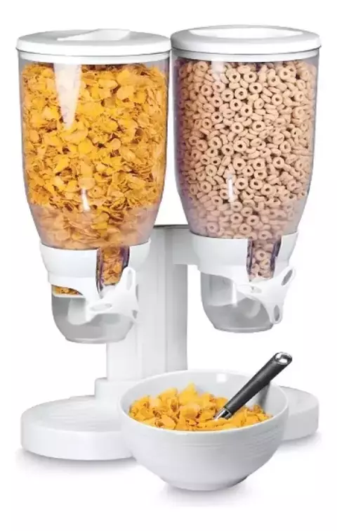 Dispensador De Cereal Y Alimentos Secos Doble