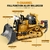 Bulldozer RC de metal de 9 canales, juguete realista de construcción para niños con luces y sonido, juguete de tractor tipo pista p - comprar online