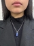Collar cuarzo azul en punta