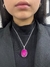 Collar Ágata fucsia - comprar online