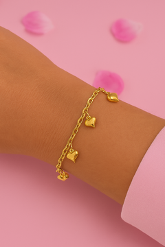 Pulseira corações - comprar online