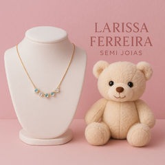 Colar 5 corações - comprar online