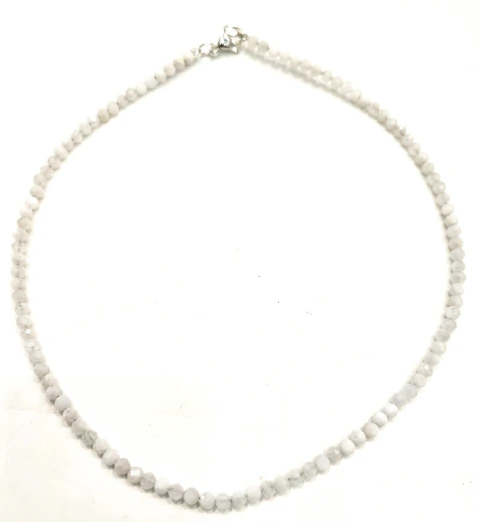 COLLAR PIEDRA DE LA LUNA FACETADO