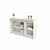 Muebles Tables Bahiut Vajillero Moderno Abierto Melamina Everest Olmo - comprar online