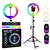 Aro de luz RGB MJ26 10 Pulgadas c/ Tripode 2.1 m