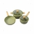 Batería De Cocina Hudson 5 Piezas Antiadherente Aluminio