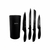 Set Cuchillos Acero Inoxidable Basic x4 Holder Negro Hudson en internet
