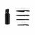 Set Cuchillos Acero Inoxidable Basic x4 Holder Negro Hudson - MAXIHOME