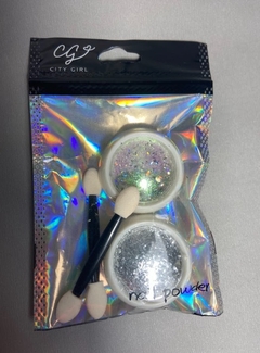 Polvos Para Decoracion De Uñas Dual Con Aplicadores