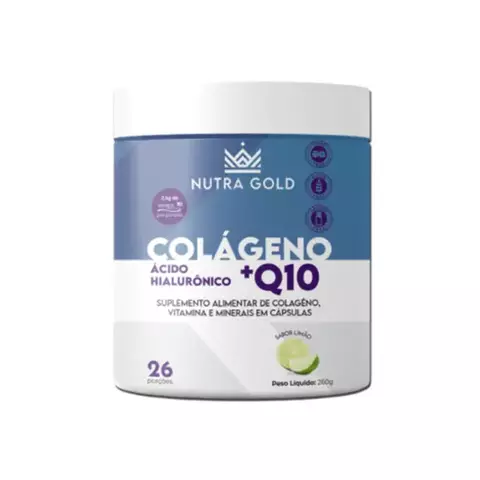 COLÁGENO COM ACIDO HIALURÔNICO + COENZIMA Q10