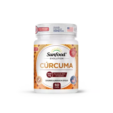 CURCUMA 500MG 60 CAPS SUNFOOD EVOLUTION