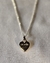 Collar con Dije Corazon Chato