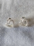 Aros Corazon Calado Zircones