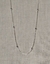Cadena plata con gotas plata