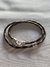 Pulsera Hilo Doble con Donas plata DE DIOS
