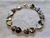 Pulsera PIEDRAS NATURALES CORAZONES NACAR NATURAL