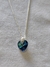 Collar Cadena&Dije Cristal Blue