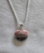 Collar Cadena & Piedra natural CORAZON - comprar online