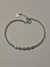 Pulsera Combinada perlas y cubos plata ITALY - comprar online