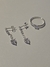Aros pendientes detalle Corazon - Anillo solitario ITALY - comprar online