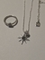 Anillo liso & circon - Cadena Sunstar & circon DE DIOS - comprar online