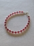 Pulsera Cristales Biconicas Roja - comprar online